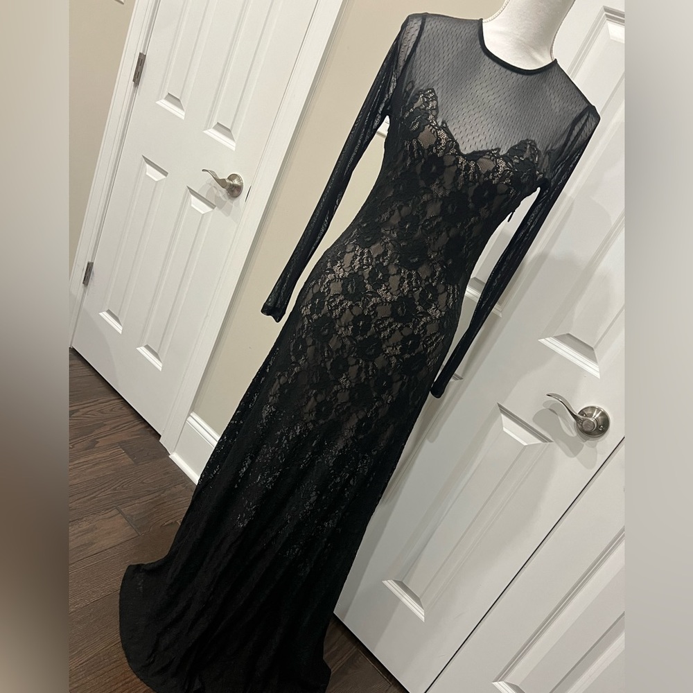 Marciano Black Lace Gown